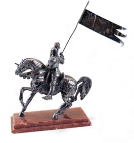 Fratelli Magrino Italian 925 Knight Statuette