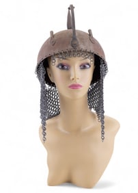 Antique Persian Kuluh Khud Helmet