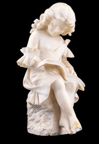 Italian Carved Alabaster Figure