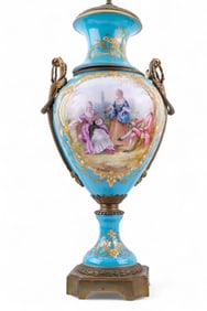 Palace Size French Sevres Porcelain Urn