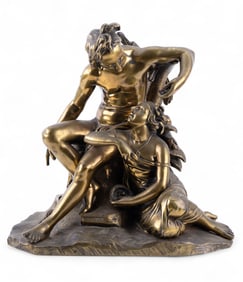 19th C French Bronze of Couple