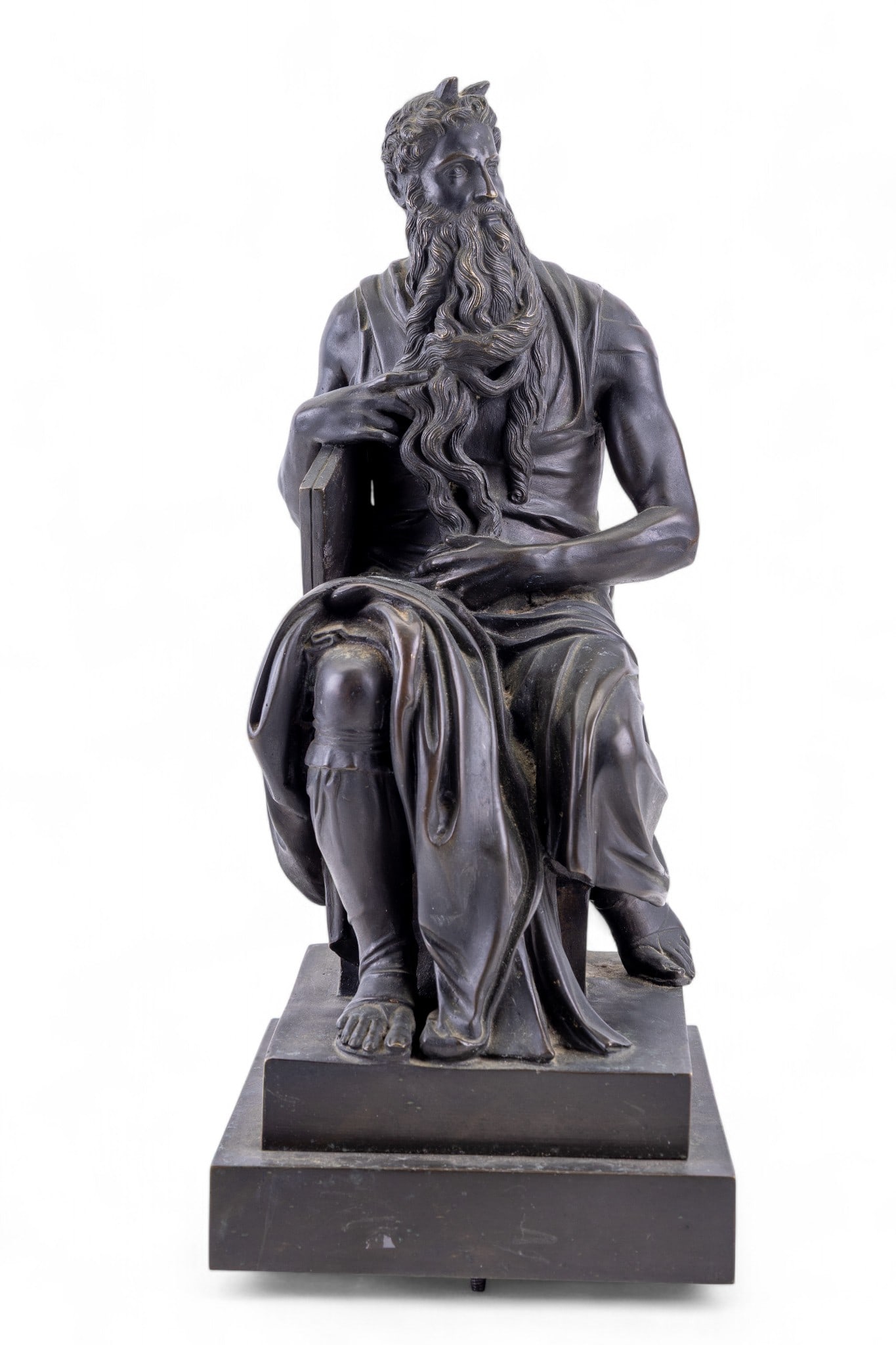19th C Bronze Reduction / Statue of Moses (1 of 6)