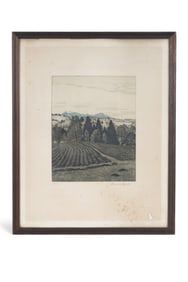 Rudolph Sieck (Germany 1877-1957) Aquatint Etching