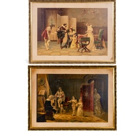 Luigi Crosio (ITL 1835-1916) Chromolithographs