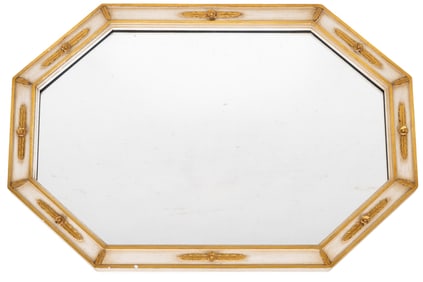 Oval Octagon Mirror by Decoratives Arts