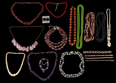 925 Bracelets, Carved Natural, Stone, Necklaces