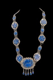 Lapis Lazuli Afghan Tribal Belt