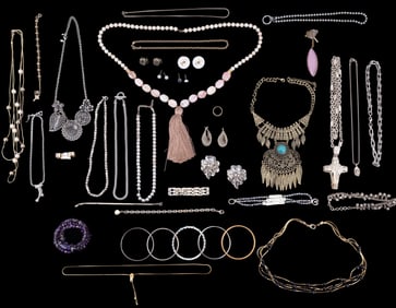 Silver Tone and Other Costume Jewelry