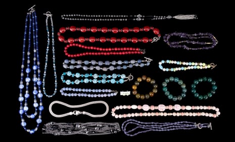 Natural Stone, Glass, & Beaded Jewelry