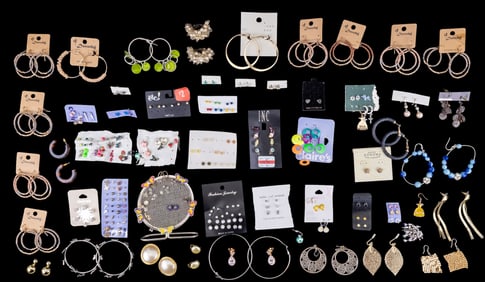 Costume, Fashion, and Stud Earrings