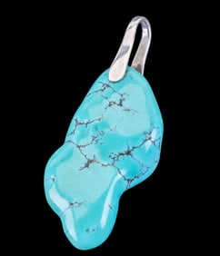 Turquoise and Sterling Pendant