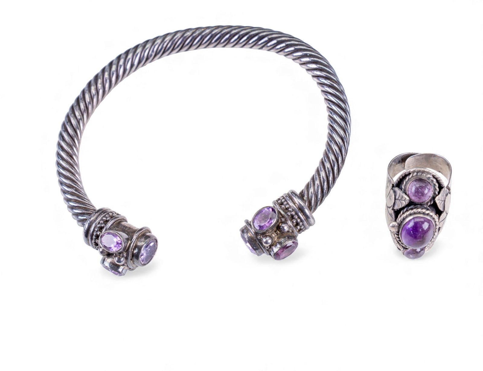 Amethyst and Sterling Jewelry (1 of 13)