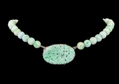 Antique Jade Necklace