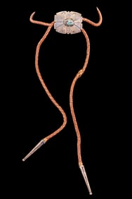 Vintage Silver Native American Bolo