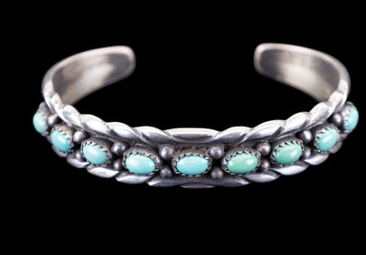 E. Carveso signed Native American Cuff