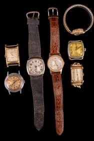Elgin, Pierce and Other Vintage Wrist Watches