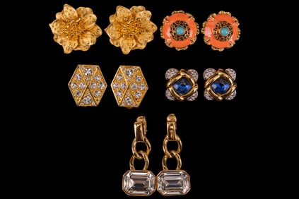 Nolan Miller and other Designer Earrings