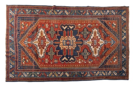 Antique Caucasian Rug