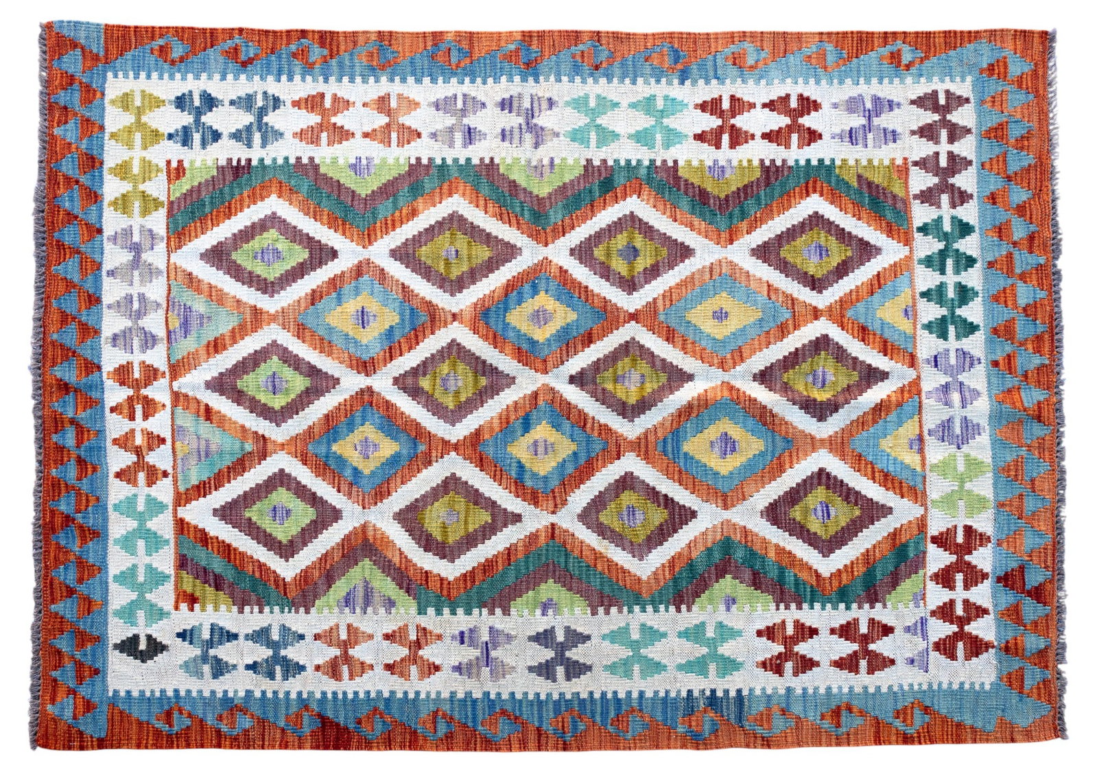 Oriental Kilim Rug: Oriental Kilim rug. Measures approx. 5' 10' L x 4' 2" W.