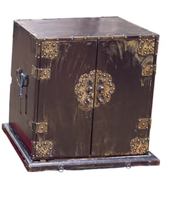 Late 19C / Early 20th C Korean Chest, Small Frame