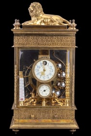French Falling Ball Ferris Wheel Clock