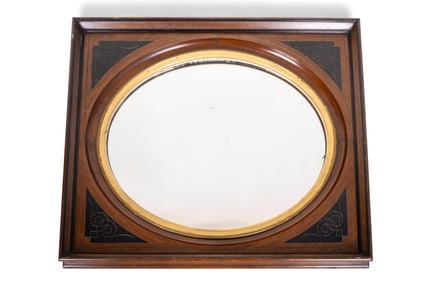 Walnut Wall Mirror
