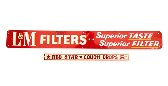 Vintage Metal Advertising Signs