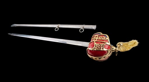 Scottish-Style Basket Hilt Broadsword