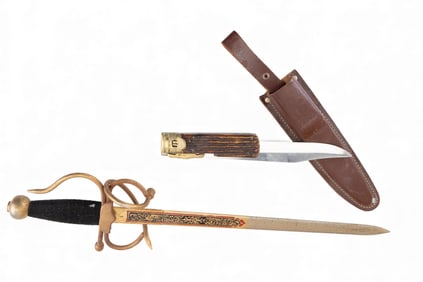 Vintage Toledo Sword and Pakistani Switch Blade