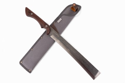 Barebones Brand Machete in Sheath