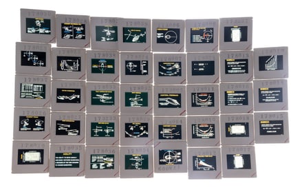 U.S. Military Helicopter Training Slides (38ct)