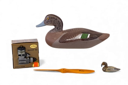 Duck Decoy, Model Plane Motor, and More