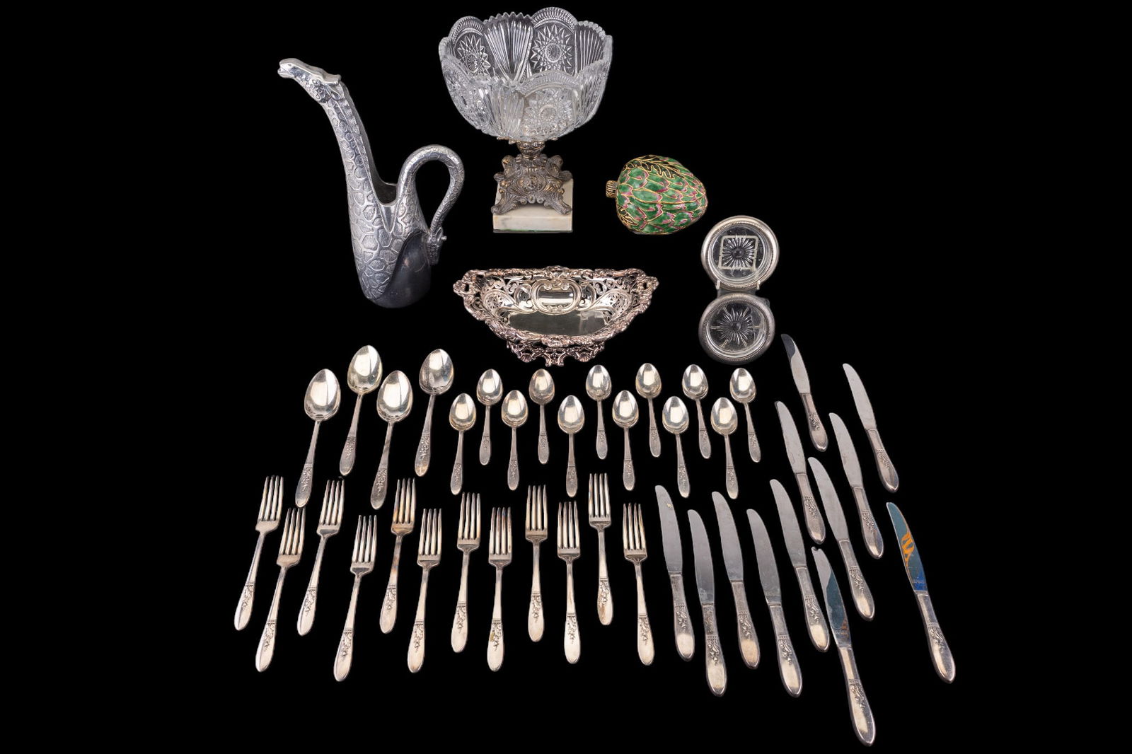 Silver Plate Rogers Flatware and Other Decor (1 of 20)
