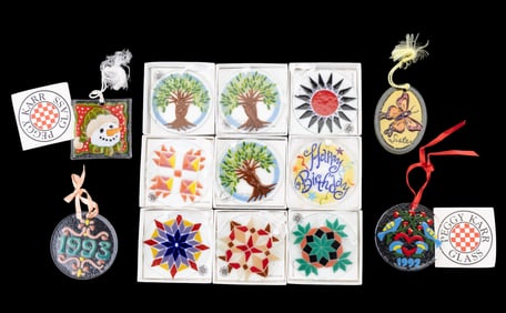 Peggy Karr Art Glass Ornaments