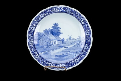 Royal Sphinx Maastricht Delft Blue Wall Plate