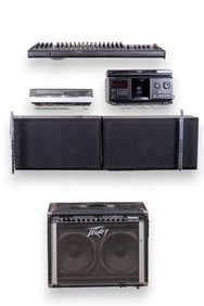 Peavey Amp, Sony CD Changer, StudioMaster Mixer