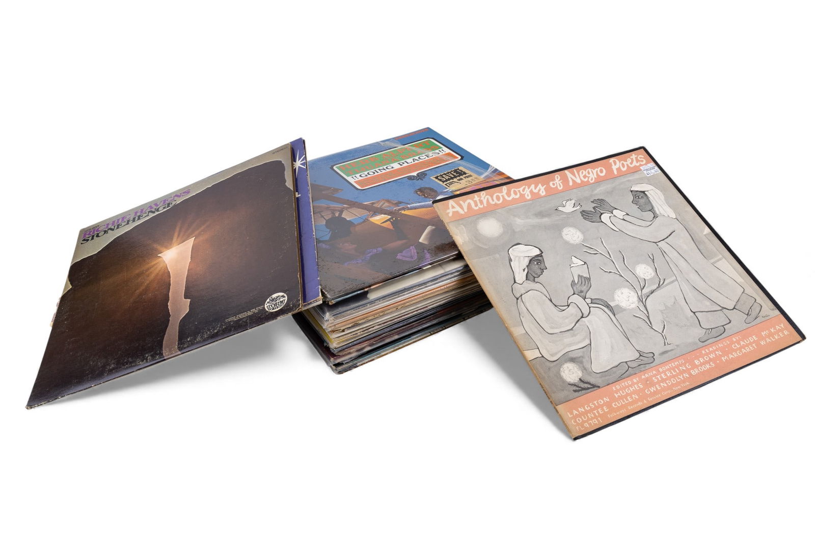 Vintage Vinyl Records: A large collection of vintage vinyl records featuring such artists as Marty Robbins, James Brown, Willie Nelson, Englebird Humperdink, Jim Henson's Muppet Movie soundtrack, Disney's Dumbo soundtrack,