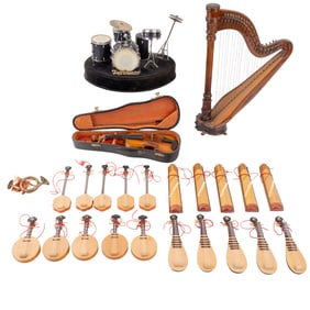 Miniature Musical Instruments and Ornaments