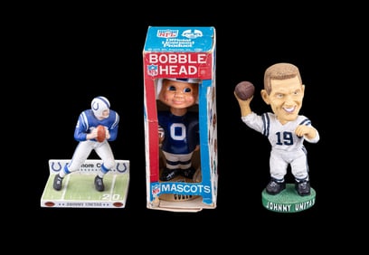 NFL Bobblehead and Figurines with Johnny Unitas