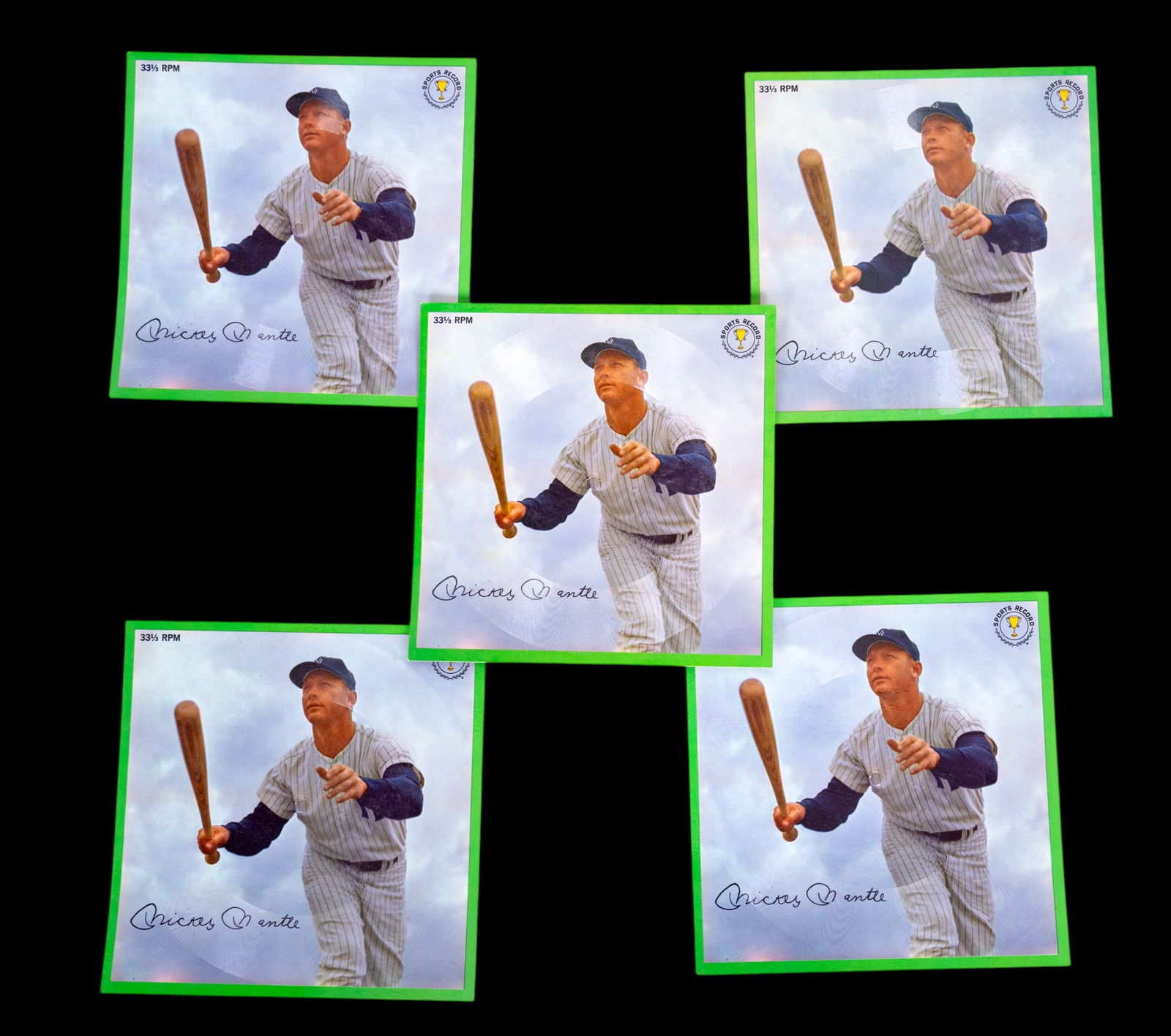 1962 Auravision Mickey Mantle Records (5) (1 of 6)