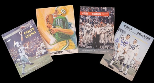 Vintage Baltimore Colts Game Programs