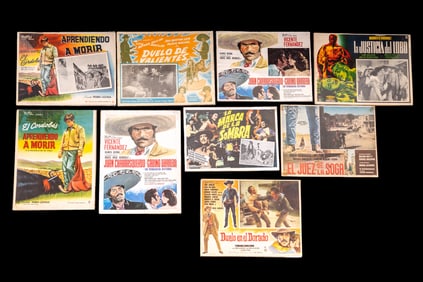 Movie Posters/Lobby Cards w/ Director Pedro Lazaga