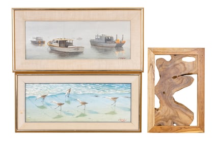 Signed Nautical Themed Watercolors and Wall Art