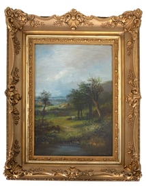 J. Laurie Wallace 19th C Signed Oil on Canvas