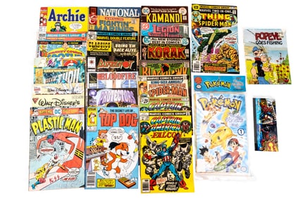 DC, Marvel, Dell & Pokemon Comic Books