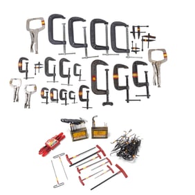 Craftsman C-Clamps, Eklind, and Bondhus Hex Keys