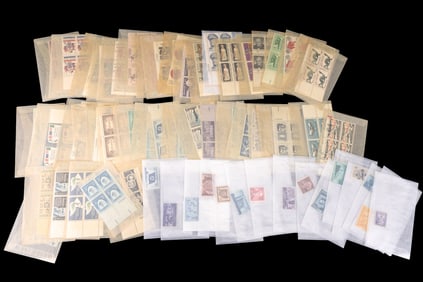 Early Vintage USPS Postage Stamp Sheets & Singles