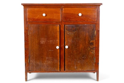 Early Miniature Pine Jelly Cupboard