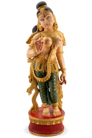Hindu Goddess Statue ~3' H