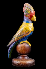 Cast Iron Parrot Doorstop